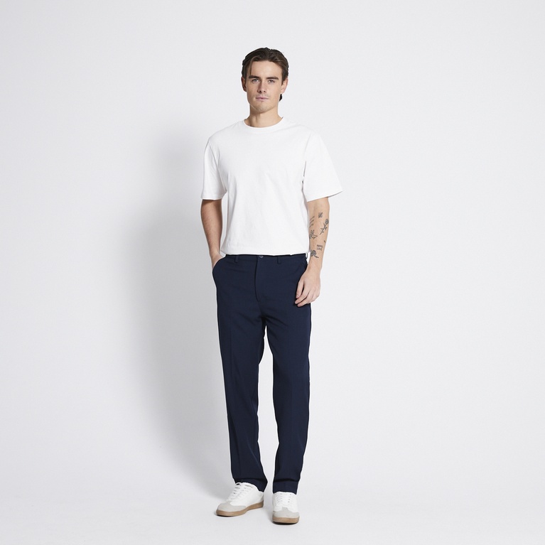 Straight dress pants "Aaron" Navy